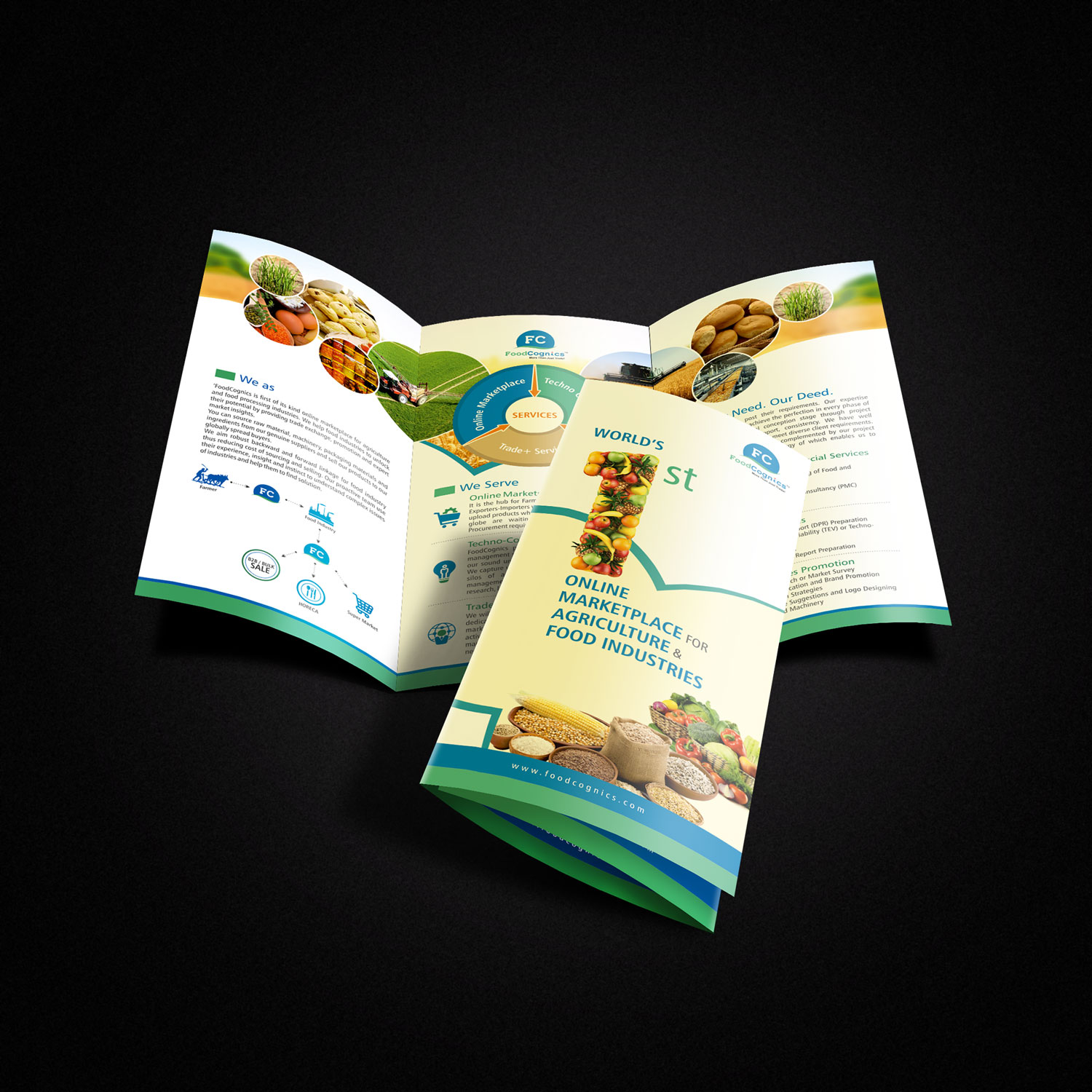 FoodCognics - 2 Fold Brochure