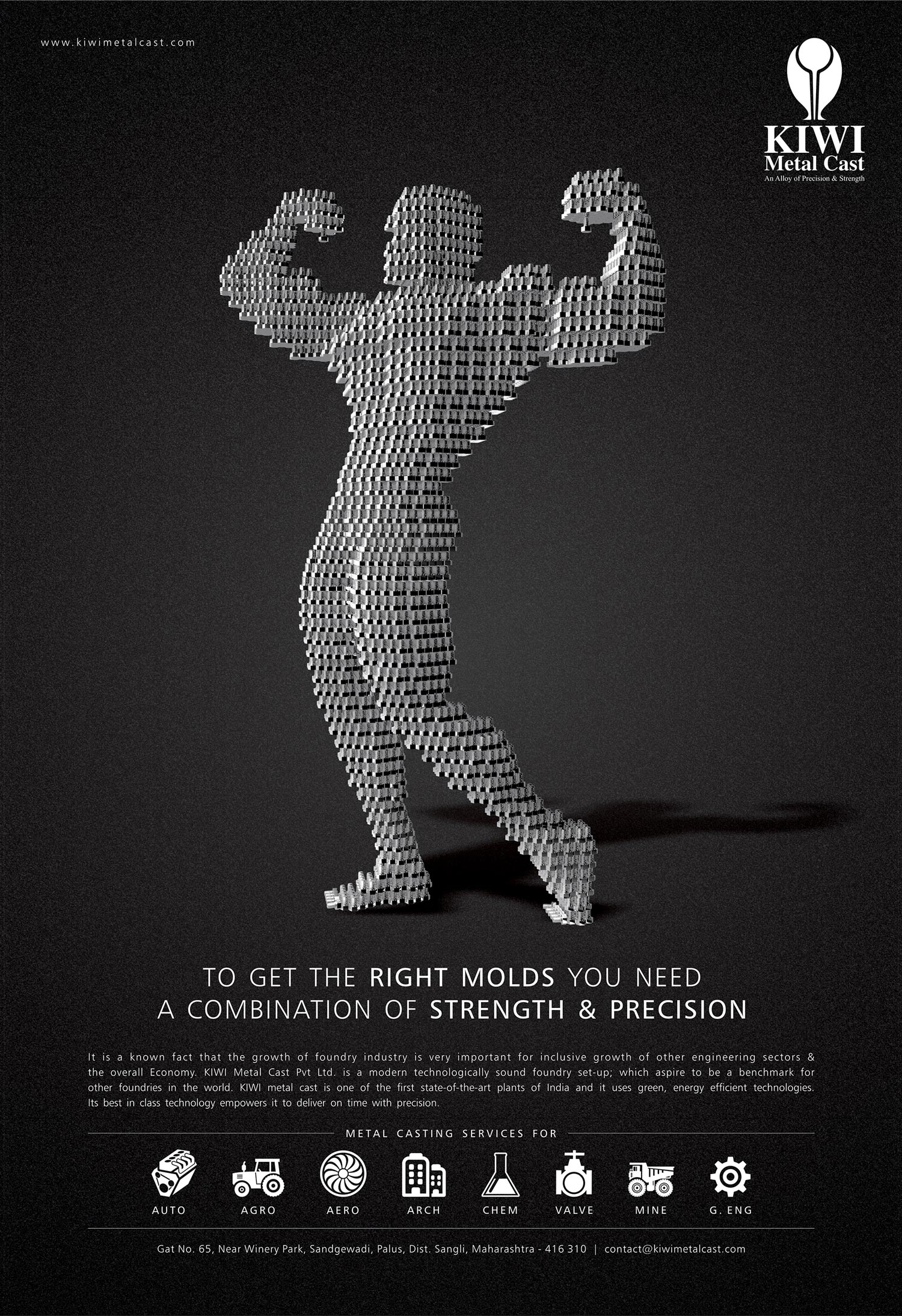 Kiwi Metal Cast - News Paper Ad
