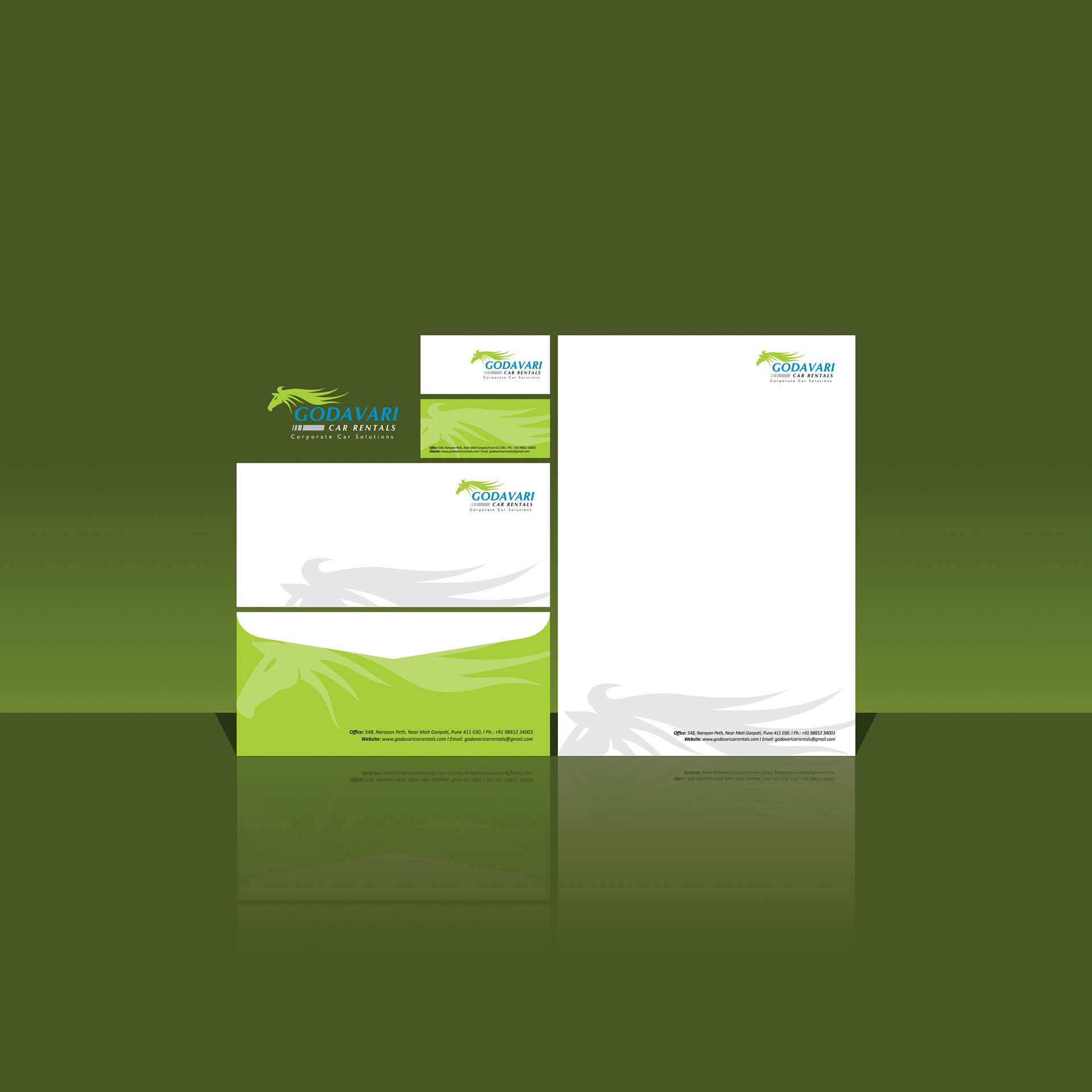 Godavari Car Rentals – Identity Design
