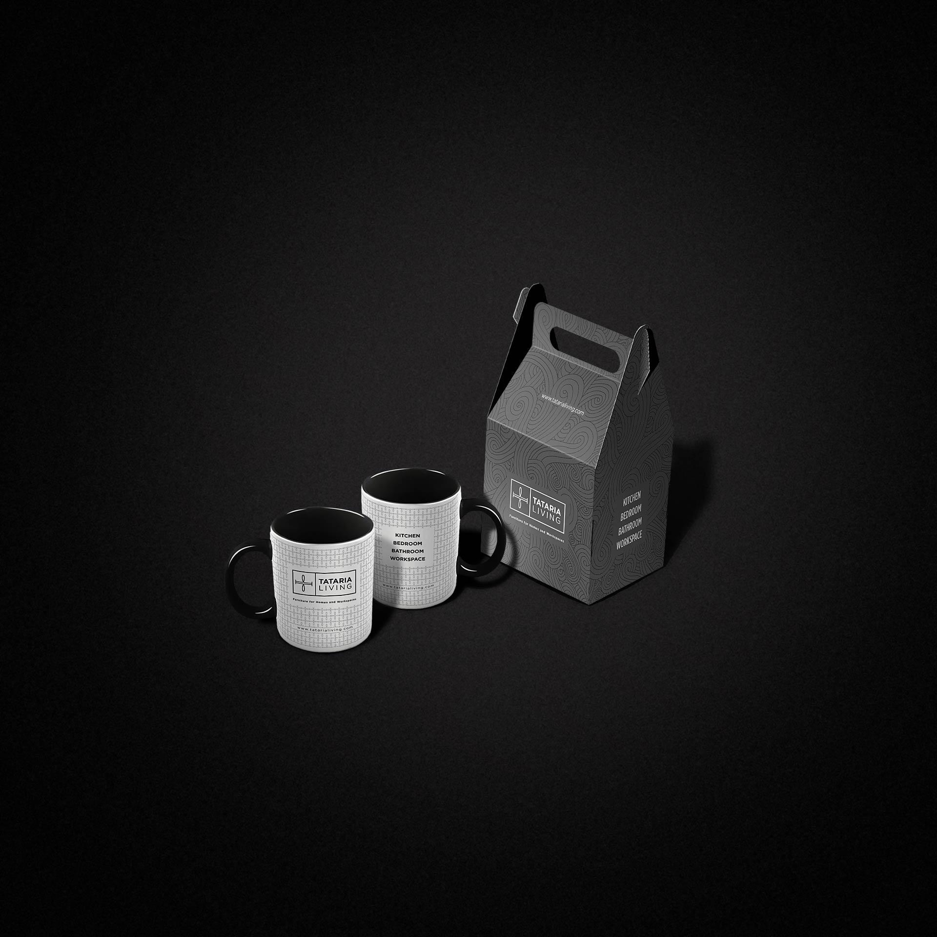 Tataria Living – Coffee Mug Design & Packaging
