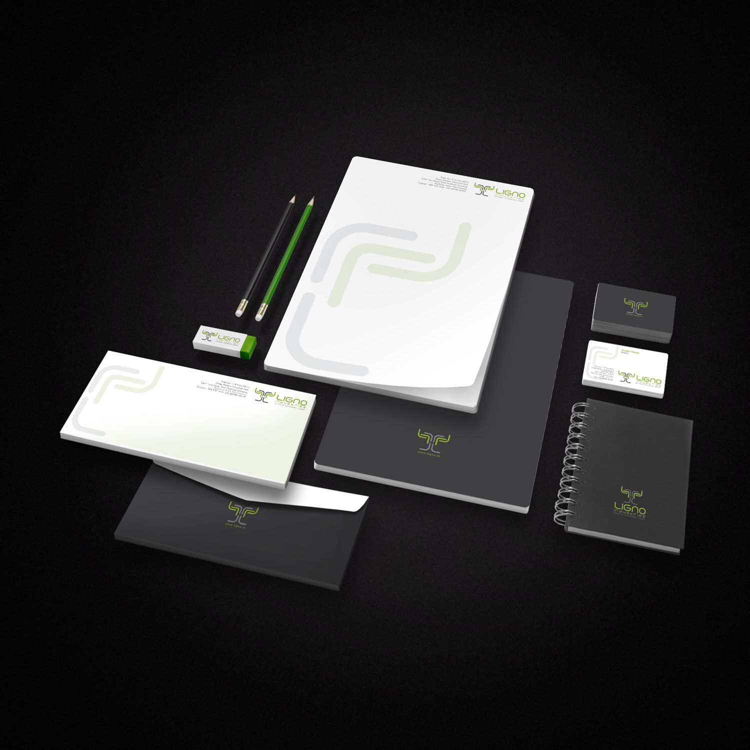 ligno-branding-stationary-design